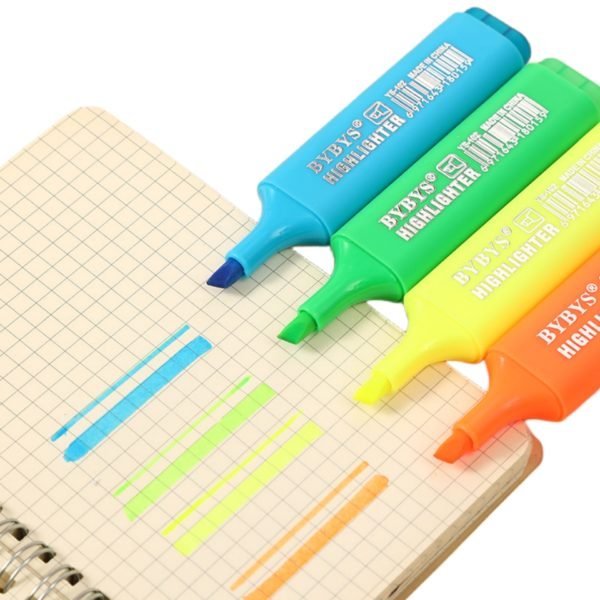 Multicolor Smooth Bright Highlighter for School and Office - 图片 3