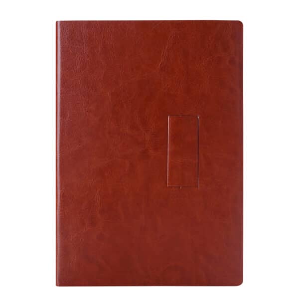 A5 Soft Cover Notebook with Pen Slot - 图片 3
