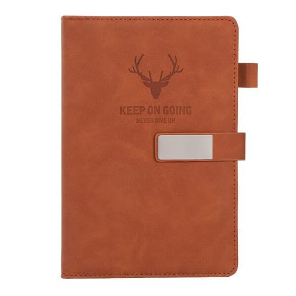 A5 Leatherette Buckle Business Notebook - 图片 3