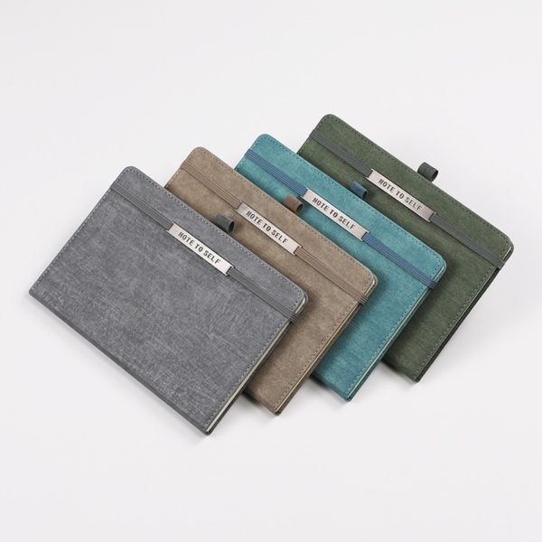 Hard-shell Elasticated A5 Notebook With Engraved Nameplate - 图片 3