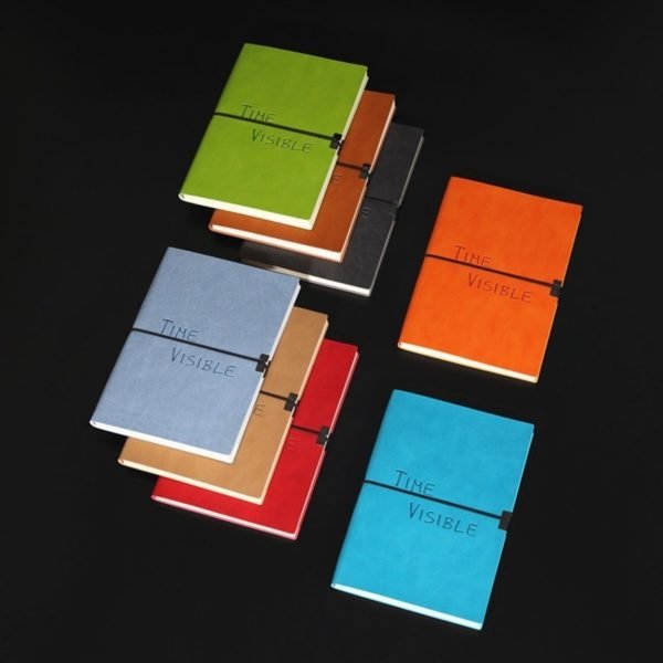 Fresh Elasticated Office A5 Notebook in Solid Colour - 图片 3