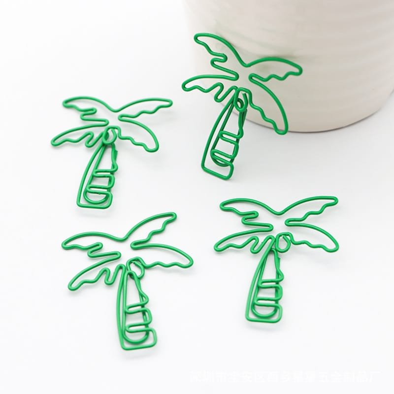 Tinplate Boxed Coconut Tree Paperclips - Image 3