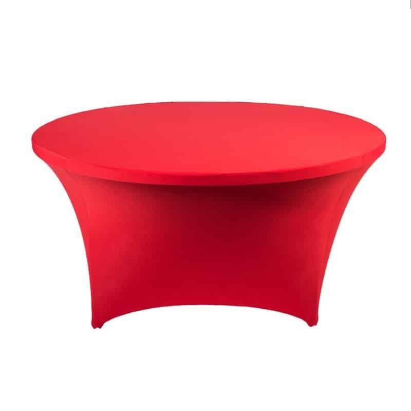 One Color Round Table Cover - 图片 3