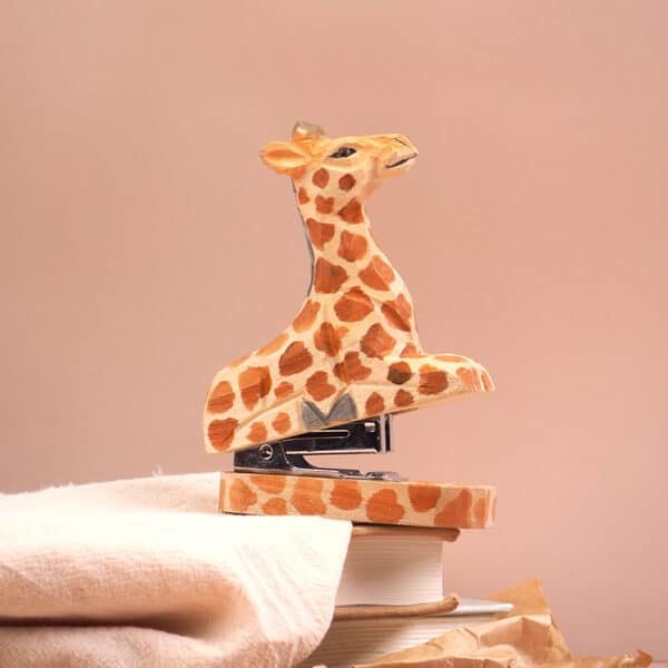 Hand-Carved Wooden Goose Stapler - Image 3