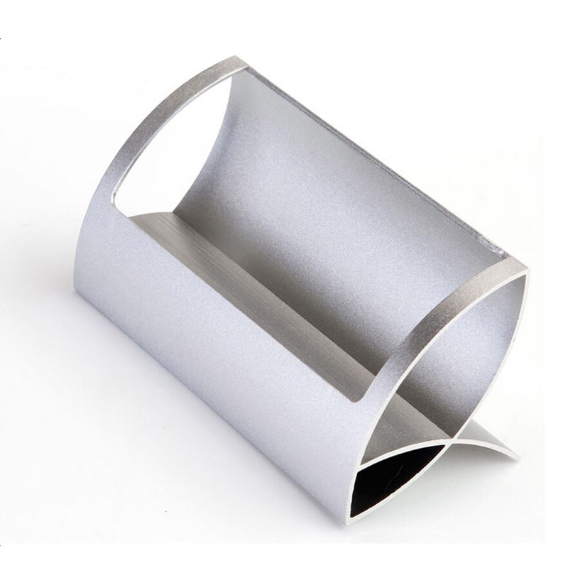 Creative Q-Shaped Aluminum Alloy Business Card Holder - 图片 3