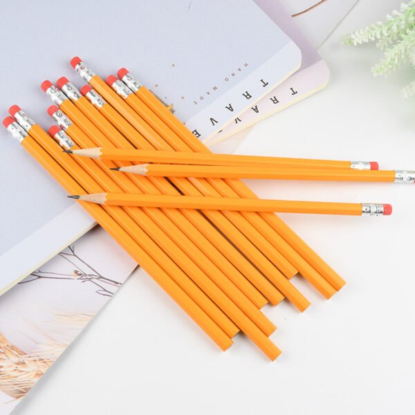 Hexagonal Wooden Graphite Pencil - 图片 3