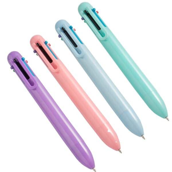 Color Push Action Multi-colour Ballpoint Pen - Image 3