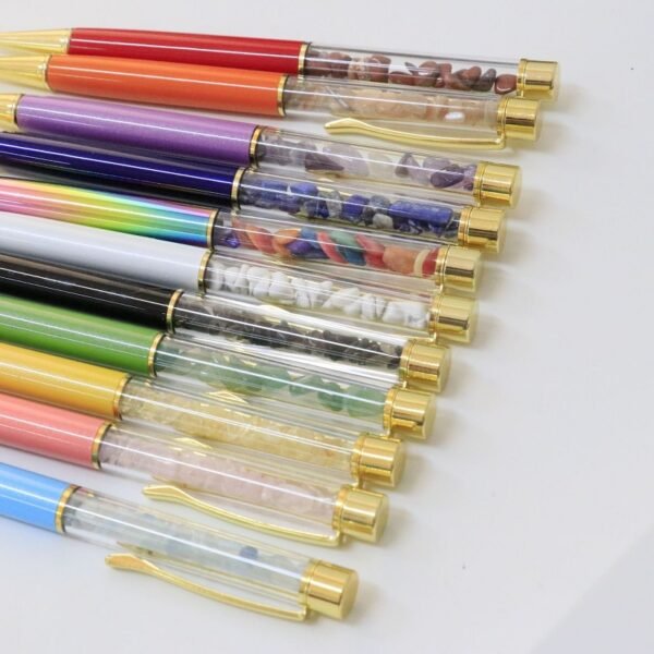 Crystal-Studded Twist Ballpoint Pen - Image 3