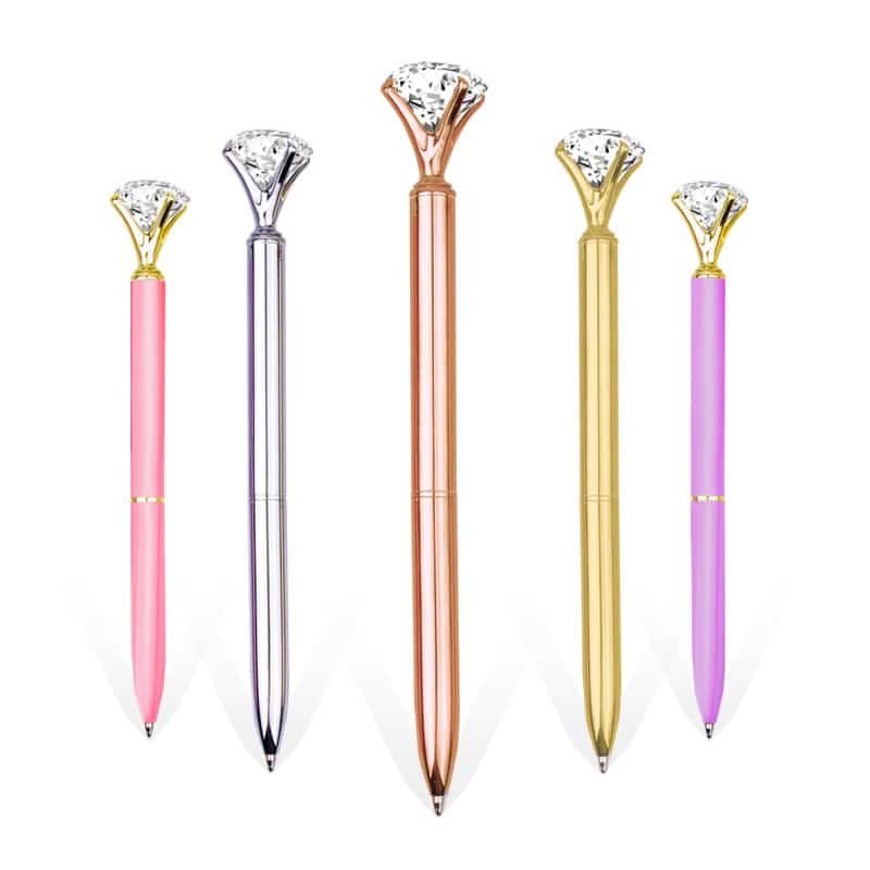 Mental Diamond Laserable Pens for for Wedding - 图片 3