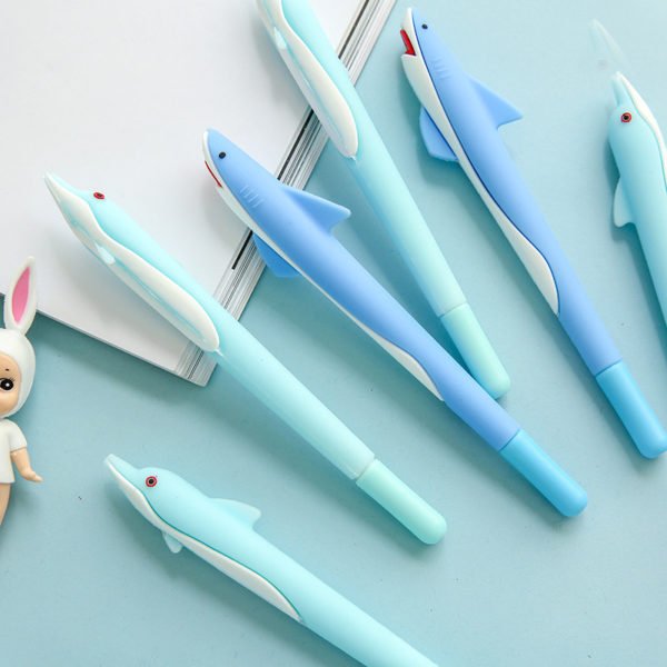 Dolphin Shaped Silicone Gel Pen - 图片 3