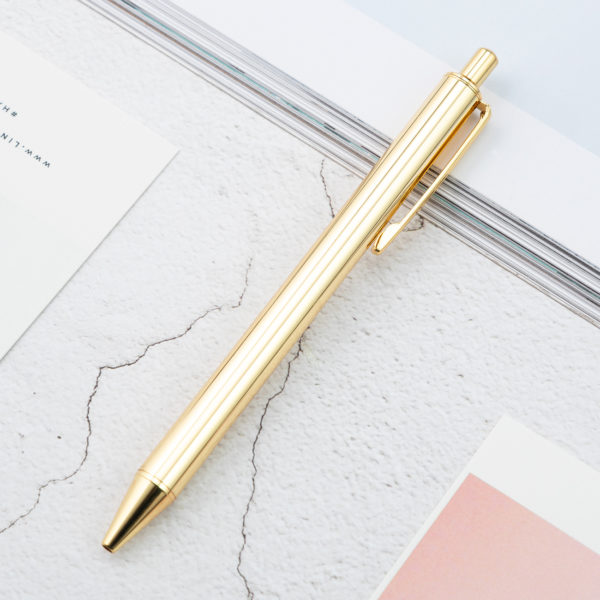 Metal Electroplating Ballpoint Click Pen - 图片 3