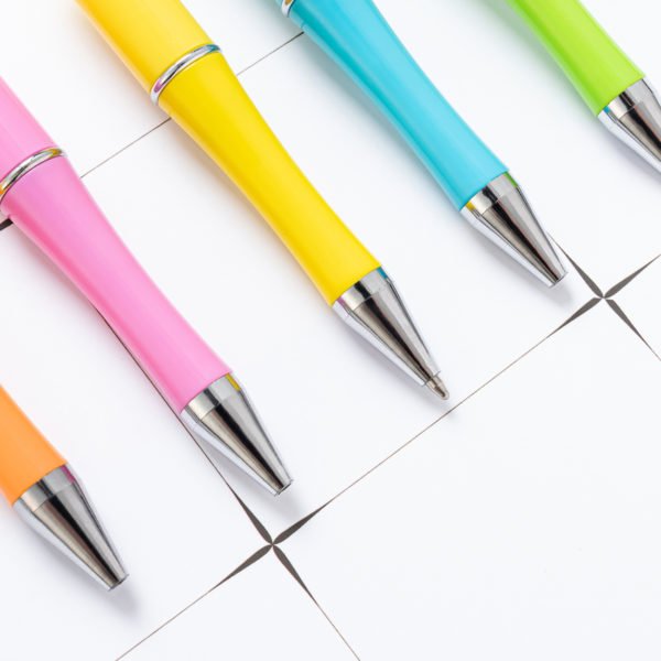 Custom Plastic Promotional Ballpoint Pen with Logo - Image 3