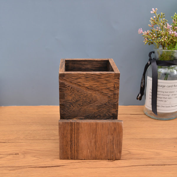 Wooden Pen Holder With Phone Stand - 图片 3