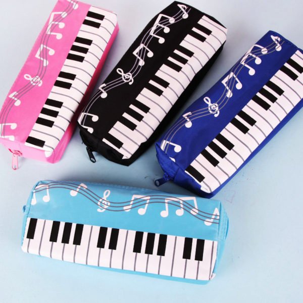 Piano Single Layer Square Pencil Pouch - Image 3