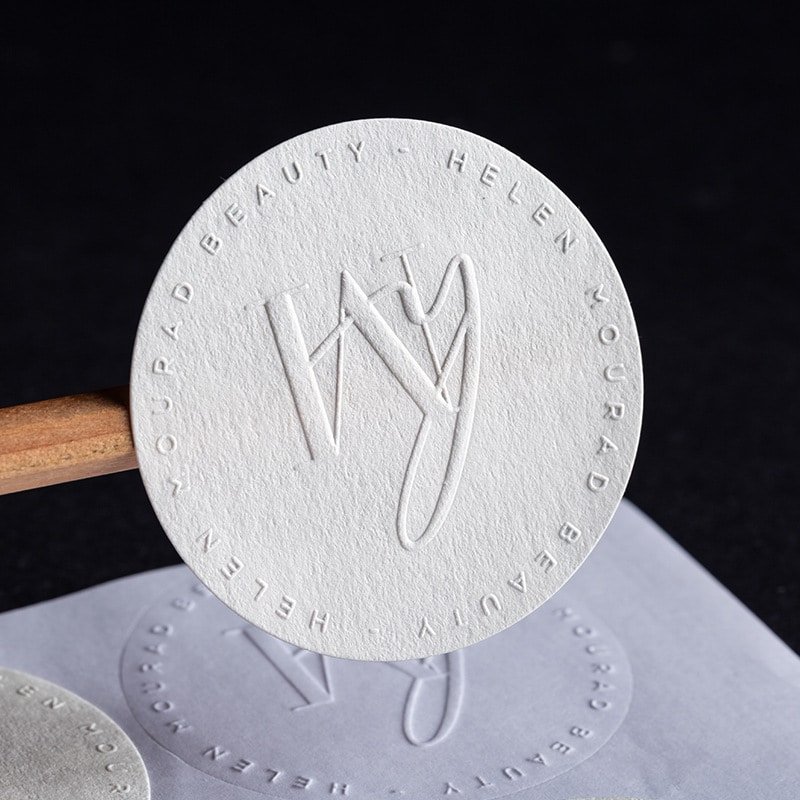 Custom Blind Embossed Stickers Labels - 图片 3