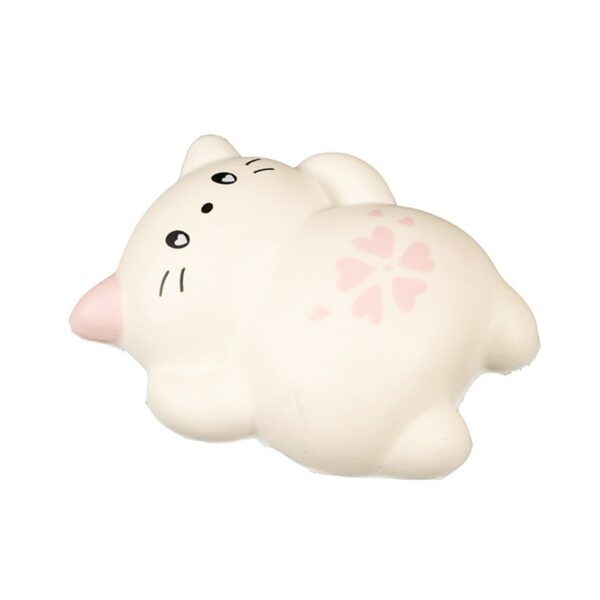 Squishy Sleeping Cat Stress Ball Refrigerator Sticker - 图片 3