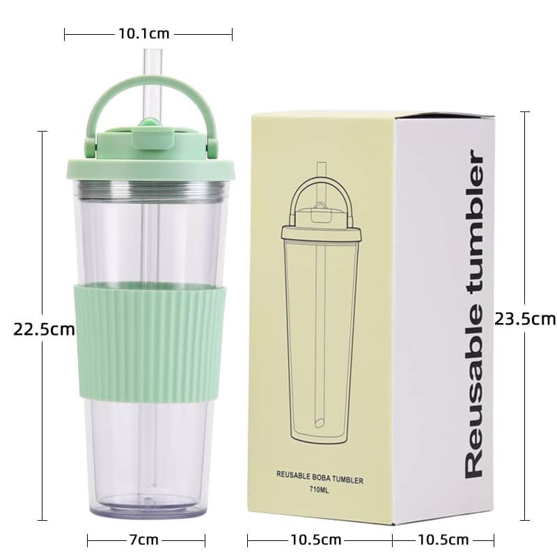 Double Drinking Bottle with Waist Sleeve 24oz - 图片 3