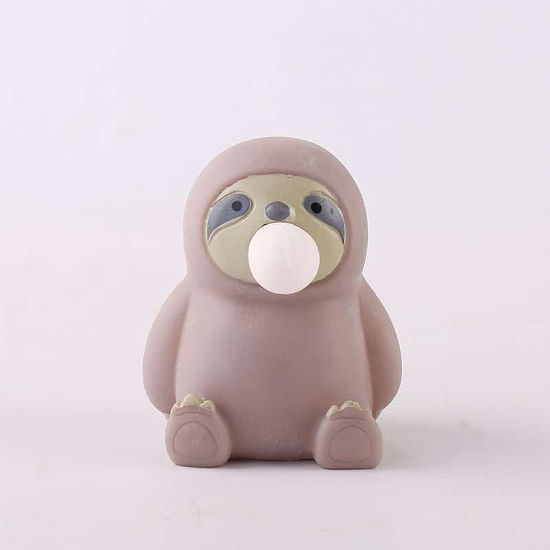 TPR Sloth Bubble Stress Ball - 图片 3