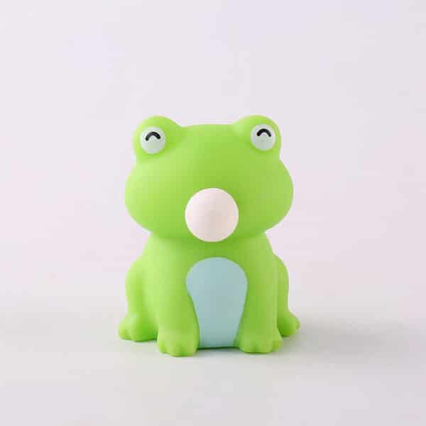TPR Frog Bubble Blowing Stress Ball - 图片 3