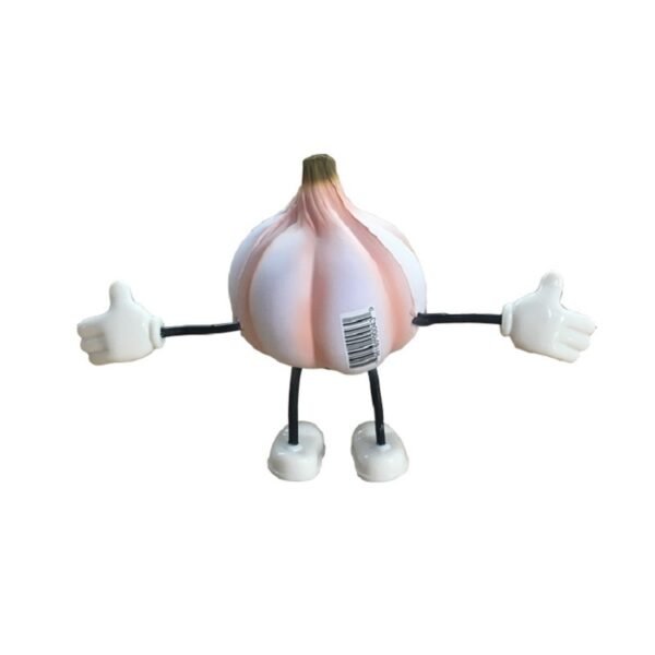 Squishy Bendy Garlic Stress Ball Figure - 图片 3