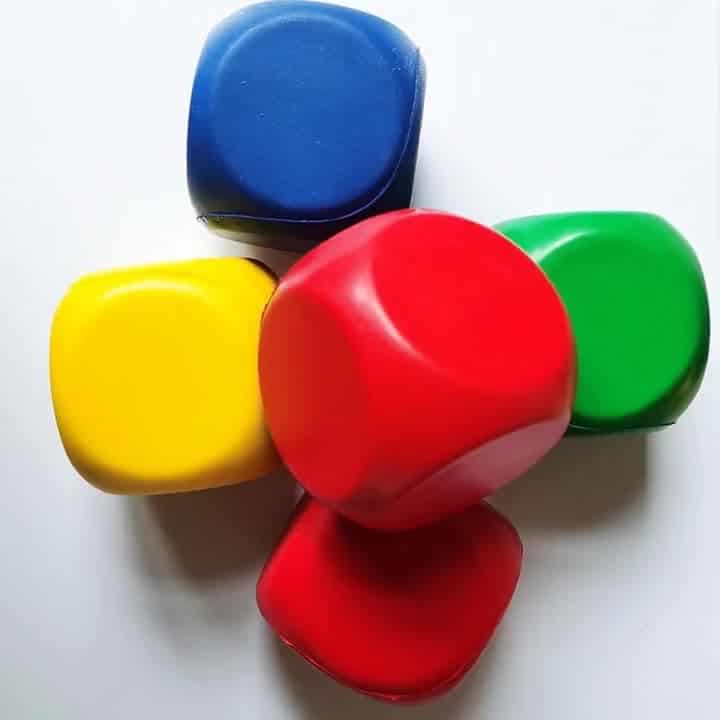Dice Foam Slow Rebound Stress Ball - 图片 3