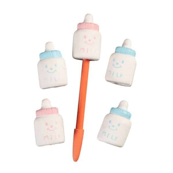 Squishy Milk Bottle Stress Ball Pen Cap - 图片 3