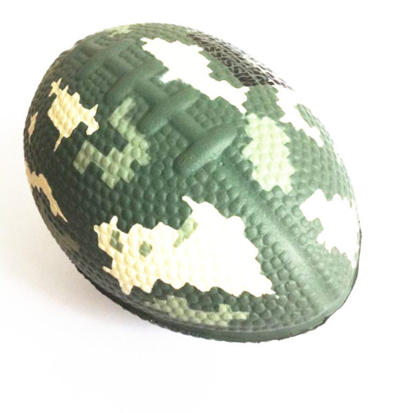 Camo Football Stress Ball - 图片 3