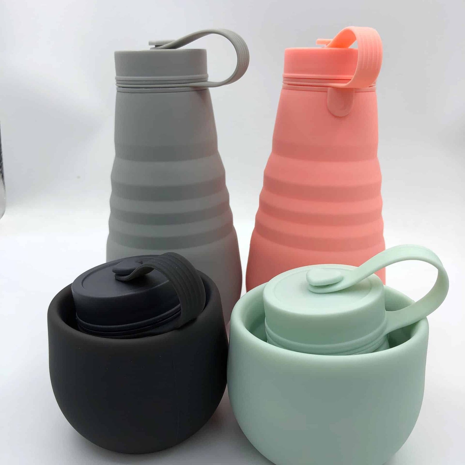 Creative Collapsible Silicone Outdoor Sport Bottle 17oz - 图片 3