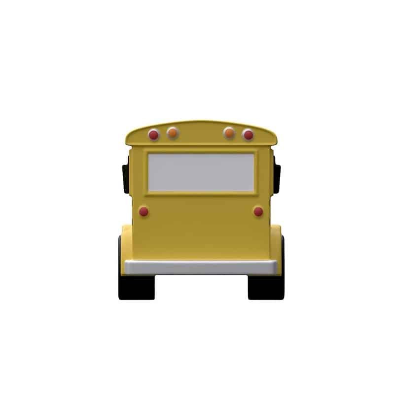 Foam Customized School Bus Stress Ball - 图片 3