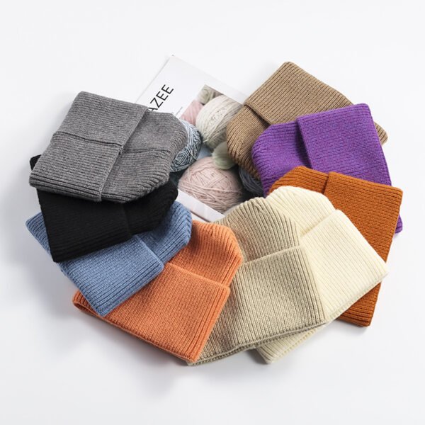 Cat Ears Winter Knit Beanie - 图片 3