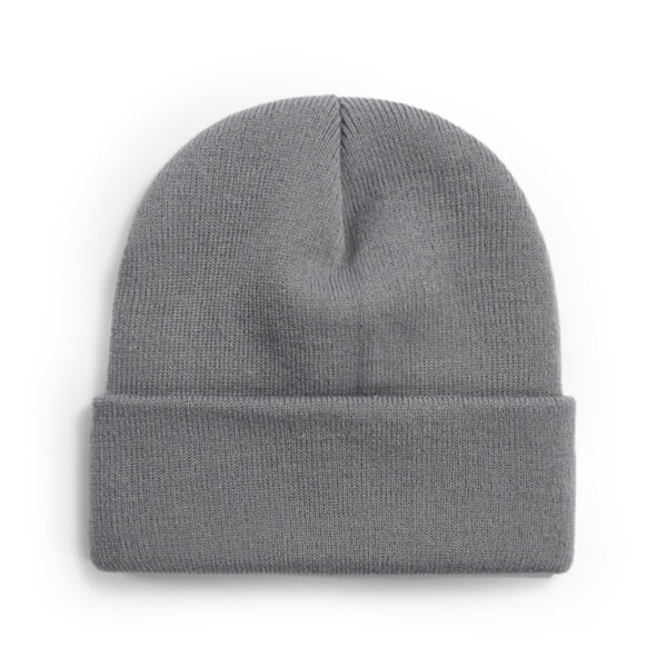Warm Solid Color Woolen Beanie - 图片 3