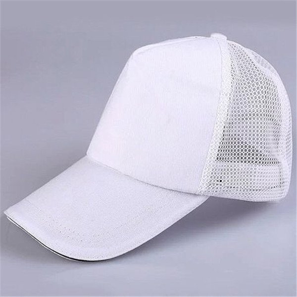 Cotton Mesh Cap Peaked Cap Trucker Cap - 图片 3