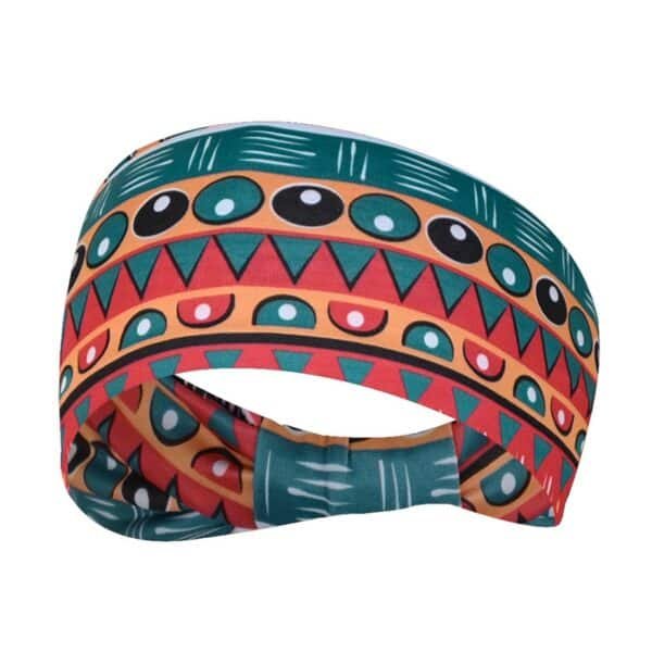 Stylish Printed Stretchy Sports Headband - 图片 3