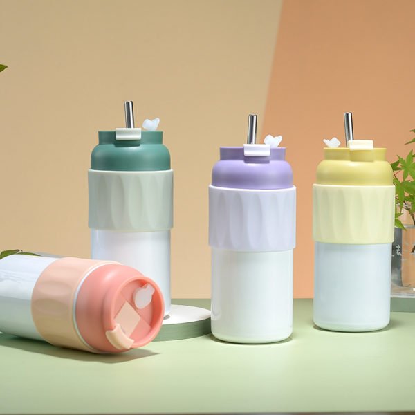 Customized Dual-drinking Insulated Bottle 17OZ - 图片 3