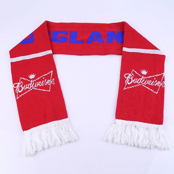 Custom Warm Knitted Woven Scarf with Tassel - 图片 3