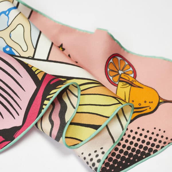 Seasonal Versatile Fashion Silk Bandana - 图片 3