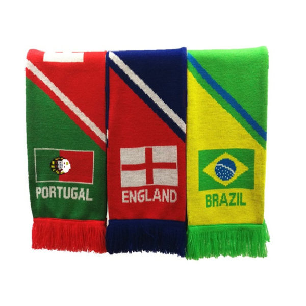 Jacquard Knitted Stadium Scarf - 图片 3