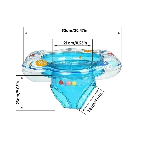 Inflatable Baby Swimming Float Swim Ring with Logo - 图片 3