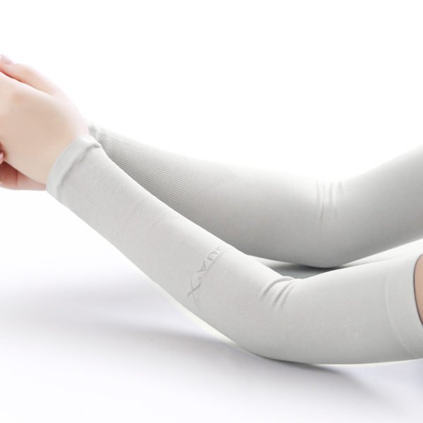 Custom Elastic Sun Protection Cooling Arm Sleeves - 图片 3