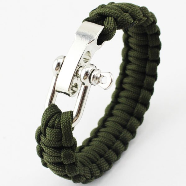 Paracord Bracelet W/ Metal Closure - Image 3