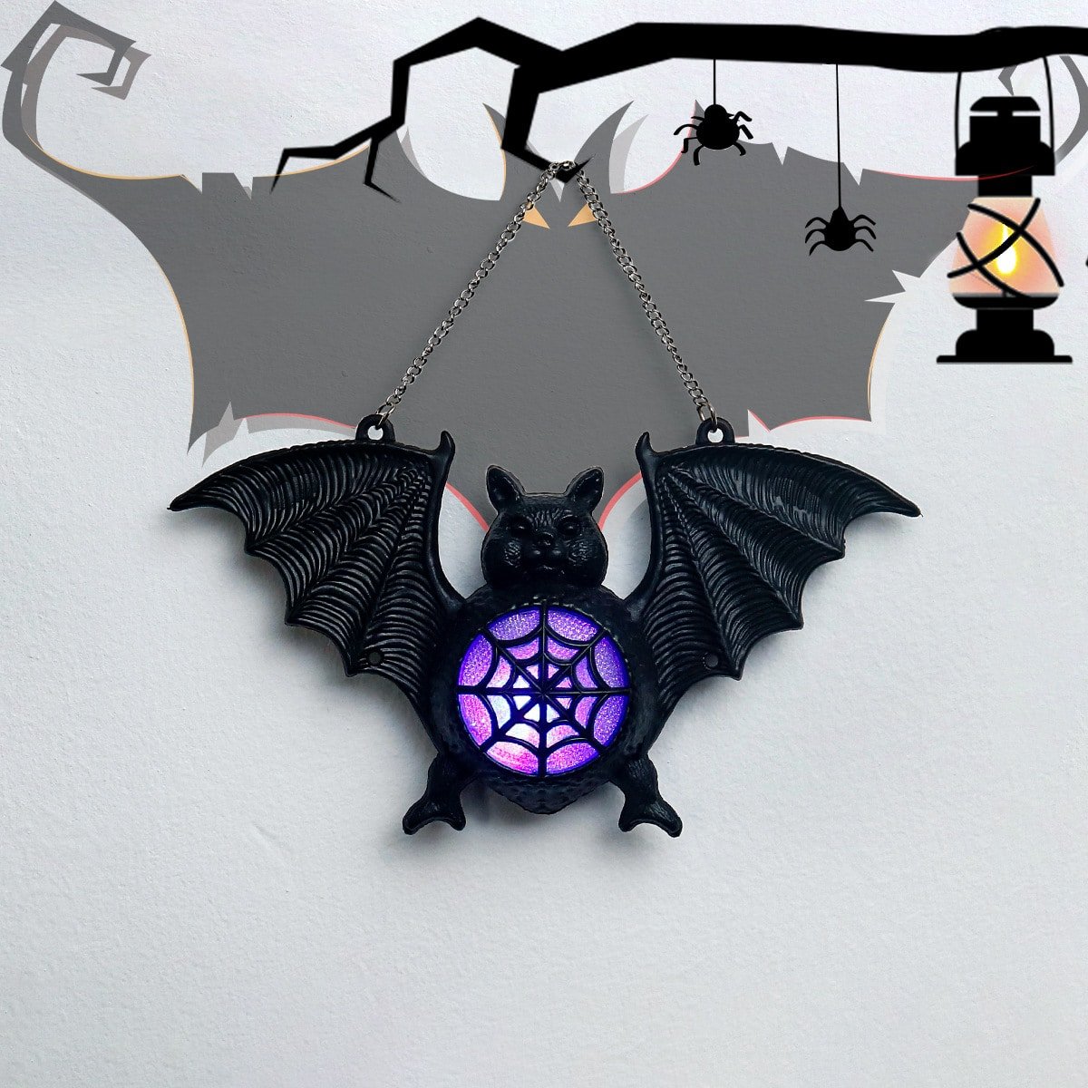 Halloween Bat Shaped Electronic Candle Light - Image 3