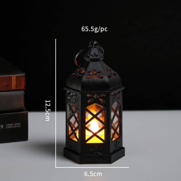 Portable LED Electronic Hexagonal Wind Lamp - 图片 3