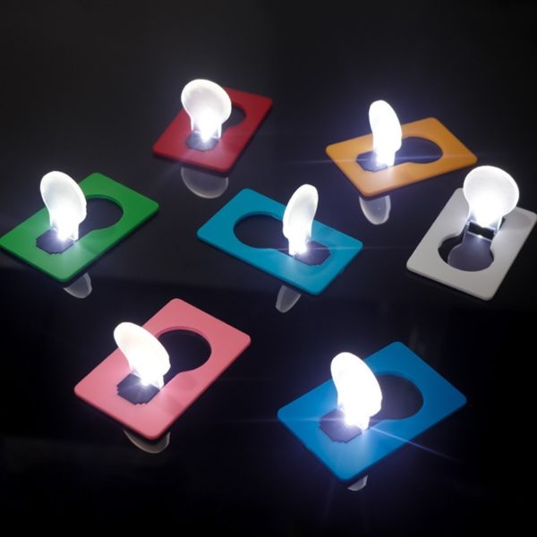LED Creative Colourful Mini Portable Card Light - 图片 3