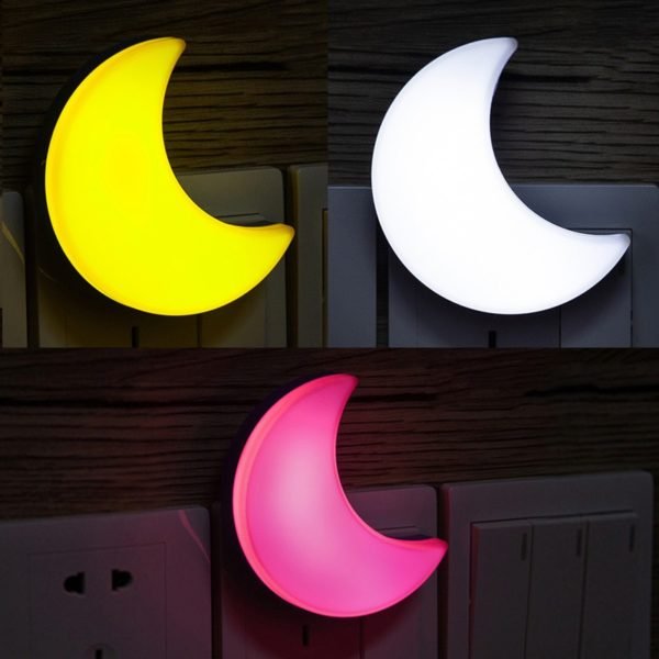 Moon-shaped Light-activated Night Light - Image 3