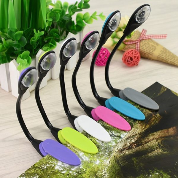 LED Bendable Night Reading Clip Night Light - 图片 3