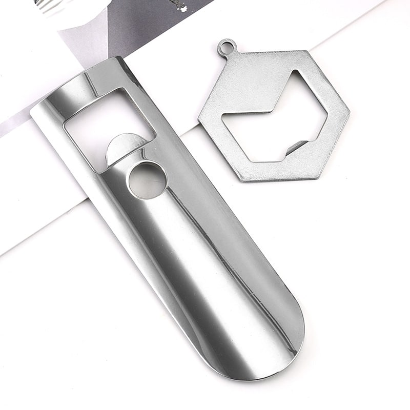 Mirror Polished Integrated Stainless Steel Bottle Opener - 图片 3