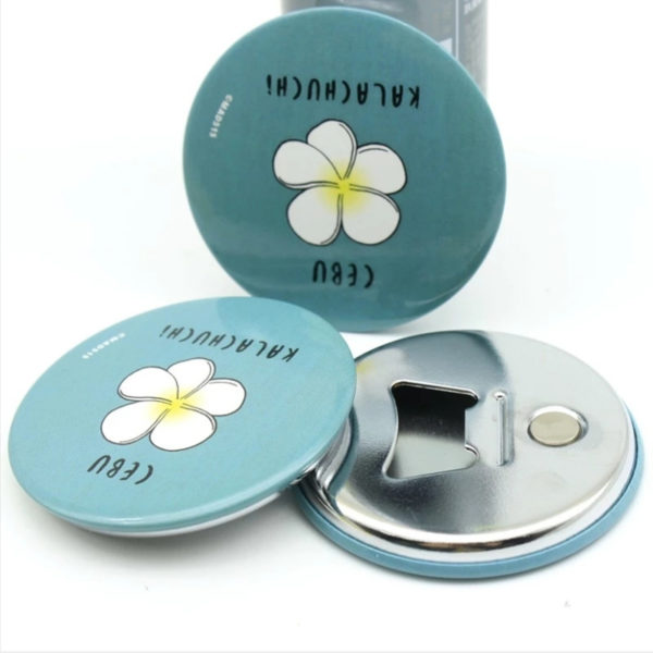 Full Color Bottle Opener Button With Magnet - 图片 3
