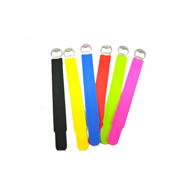 Foldable Silicone Slap Ring Bracelet Bottle Opener - 图片 3