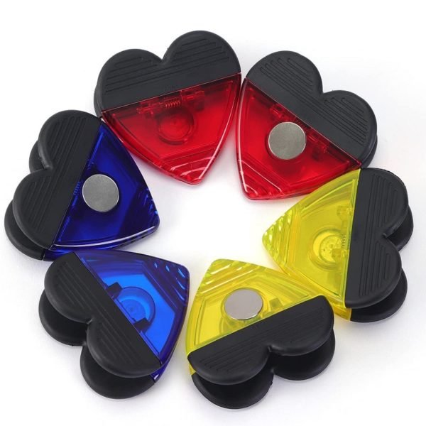 Heart Shaped Translucent Magnetic Power Memo Clip - 图片 3