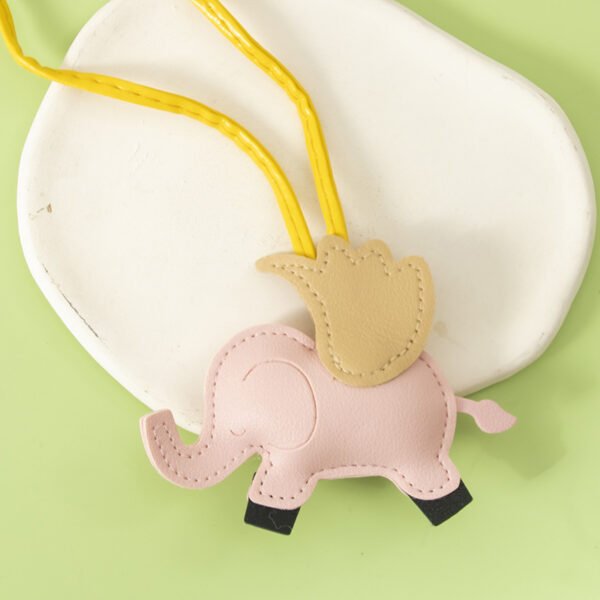 PU Little Elephant Keychain - Image 3